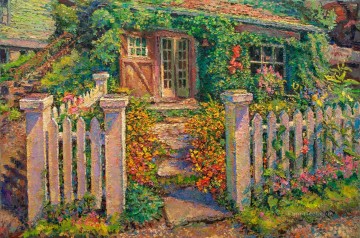 庭園 Painting - スタジオガーデンゲート午後